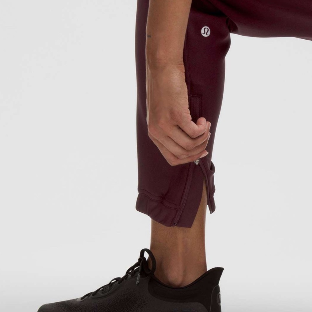 ❤️ Lululemon | Adapted State Fleece-Lined Jogger | Garnet | Size 10 ❤️ - Picture 2 of 9